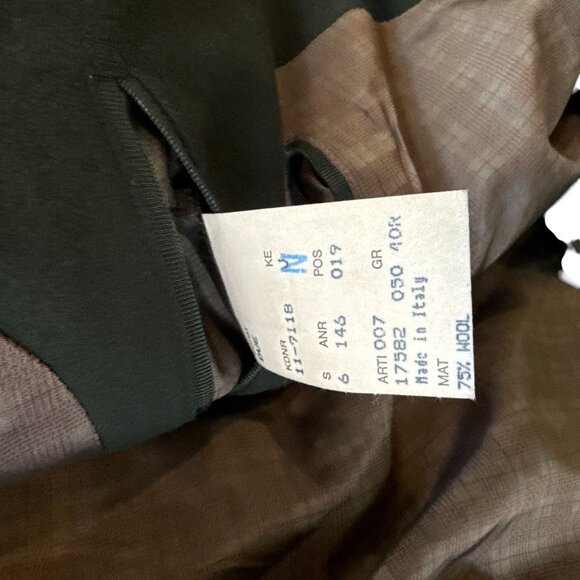 Hugo Boss Easy Line Men's Dark Green Wool Two Button Blazer Jacket Size 40R Prep - Picture 7 of 10